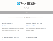 Tablet Screenshot of fourblogger.com